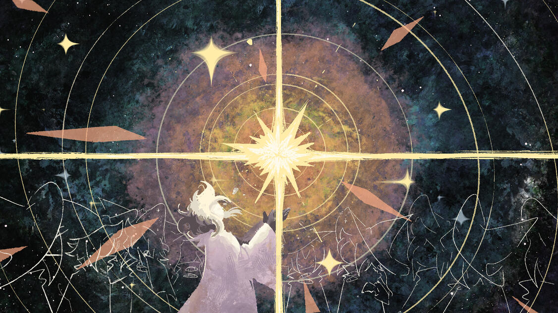 In Stars and Time Opening Scene - Print