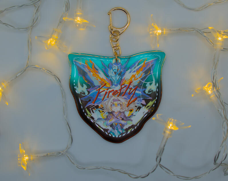 (HSR) Gaimax Firefly Emblem Keychain