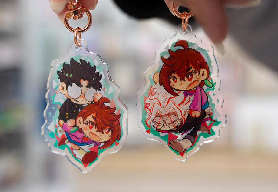 Dandadan Reversible Keychain
